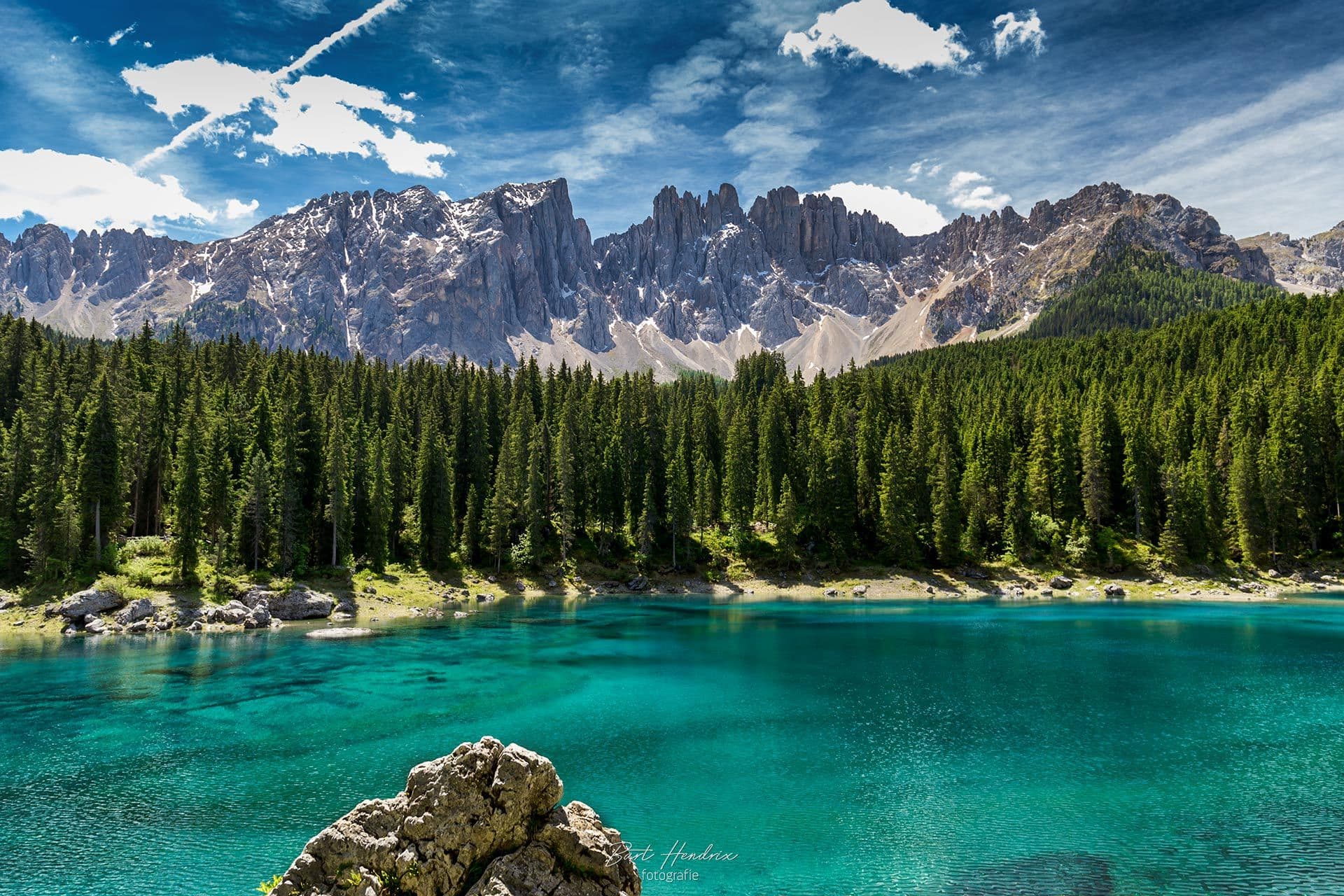 Wallpaper Lago Di Carezza Karersee Nature Desktop Wallpaper Hd Image ...